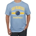 thumbnail image 1 of Wild Bobby City of San Francisco Basketball Fantasy Fan Sports Men's T-Shirt, Light Blue, 5X-Large, 1 of 5