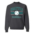 thumbnail image 1 of Wild Bobby City of Seattle Baseball Fantasy Fan Sports Unisex Crewneck Sweatshirt, Charcoal, XX-Large, 1 of 6