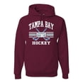 thumbnail image 1 of Wild Bobby City of Tampa Bay Hockey Fantasy Fan Sports Unisex Hoodie Sweatshirt, Maroon, 3X-Large, 1 of 5