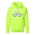 thumbnail image 1 of Wild Bobby City of Tampa Bay Hockey Fantasy Fan Sports Unisex Hoodie Sweatshirt, Safety Green, 3X-Large, 1 of 5