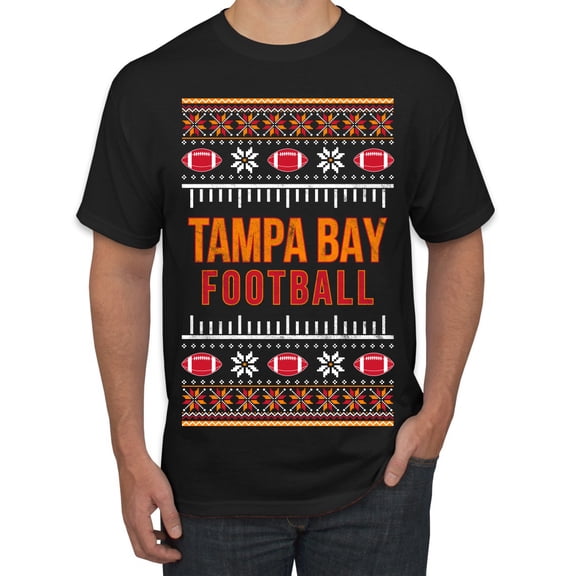 Wild Bobby City of Tampa Bay TB American Football Fantasy Fan Sports Men T-Shirt, Black, Large
