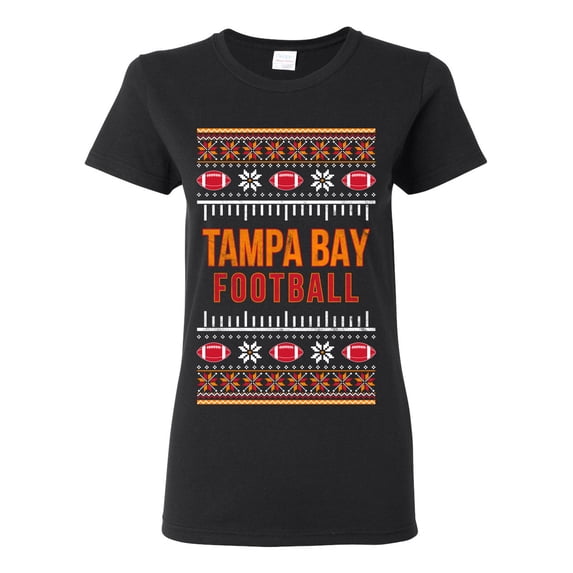 Wild Bobby City of Tampa Bay TB American Football Fantasy Fan Sports Women Graphic T-Shirt, Black, Large