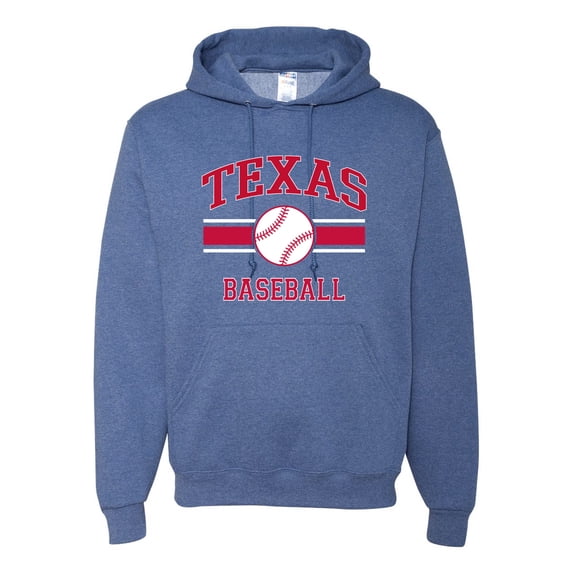 Wild Bobby City of Texas Baseball Fantasy Fan Sports Unisex Hoodie Sweatshirt, Vintage Heather Blue, 3X-Large