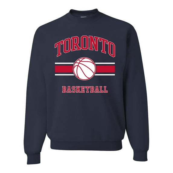 Wild Bobby City of Toronto Basketball Fantasy Fan Sports Unisex Crewneck Sweatshirt, Navy, Small