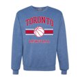 thumbnail image 1 of Wild Bobby City of Toronto Basketball Fantasy Fan Sports Unisex Crewneck Sweatshirt, Vintage Heather Blue, Large, 1 of 5