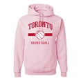 thumbnail image 1 of Wild Bobby City of Toronto Basketball Fantasy Fan Sports Unisex Hoodie Sweatshirt, Light Pink, Large, 1 of 5