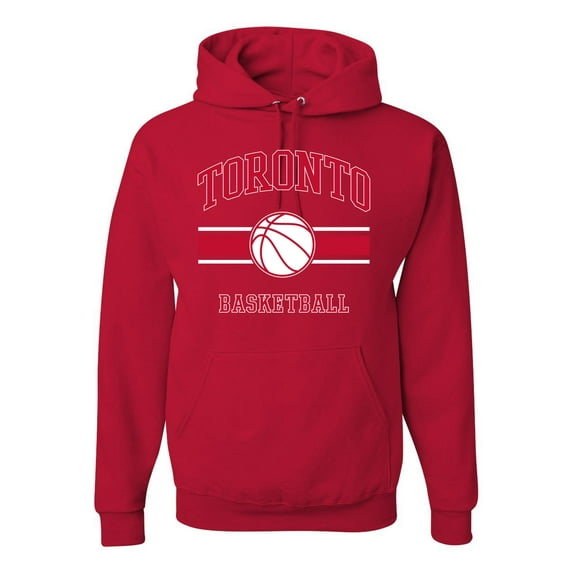 Wild Bobby City of Toronto Basketball Fantasy Fan Sports Unisex Hoodie Sweatshirt, Red, Medium