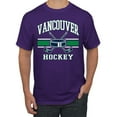 thumbnail image 1 of Wild Bobby City of Vancouver Hockey Fantasy Fan Sports Men's T-Shirt, Purple, 3X-Large, 1 of 5