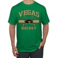 thumbnail image 1 of Wild Bobby City of Vegas Hockey Fantasy Fan Sports Men's T-Shirt, Kelly, X-Large, 1 of 5