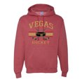 thumbnail image 1 of Wild Bobby City of Vegas Hockey Fantasy Fan Sports Unisex Hoodie Sweatshirt, Vintage Heather Red, X-Large, 1 of 5