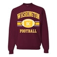 thumbnail image 1 of Wild Bobby City of Washington was American Football Fantasy Fan Sports Unisex Crewneck Graphic Sweatshirt, Maroon, 3XL, 1 of 3
