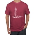 thumbnail image 1 of Wild Bobby Classic Coastal Lighthouse Cove Men Tee, 1 of 5