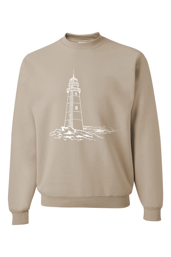 Classic Coastal Lighthouse Cove Unisex Crewneck Sweatshirt