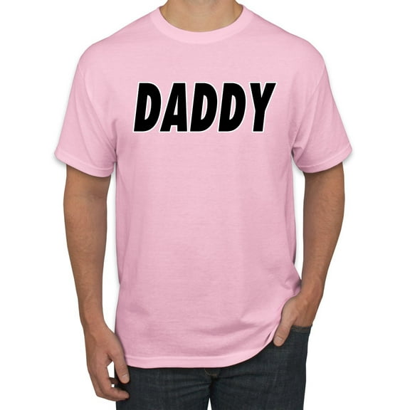 Wild Bobby, Classic Daddy Dad, Father's Day, Men Graphic Tee, Light Pink, Large