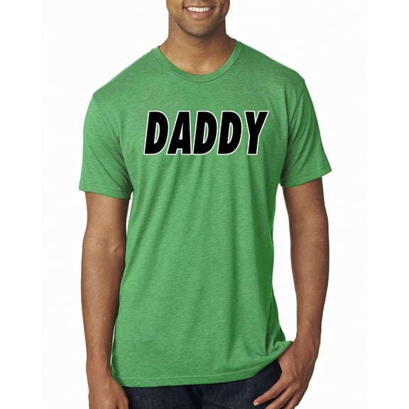 Wild Bobby, Classic Daddy Dad, Father's Day, Men Premium Tri Blend Tee, Envy, Large