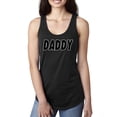 thumbnail image 1 of Wild Bobby, Classic Daddy Dad, Father's Day, Women Racerback Tank Top, Black, Small, 1 of 4