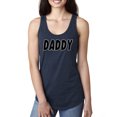 thumbnail image 1 of Wild Bobby, Classic Daddy Dad, Father's Day, Women Racerback Tank Top, Navy, Large, 1 of 4