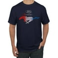 thumbnail image 1 of Wild Bobby, Classic Ford Mustang Car Logo, Cars and Trucks, Men's Graphic T-Shirt, Navy, 3X-Large, 1 of 3
