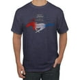 thumbnail image 1 of Wild Bobby, Classic Ford Mustang Car Logo, Cars and Trucks, Men's Graphic T-Shirt, Vintage Heather Navy, Medium, 1 of 3
