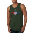 thumbnail image 1 of Wild Bobby, Classic Ford Mustang Car Logo, Cars and Trucks, Mens Graphic Tank Top, Forest Green, 3X-Large, 1 of 3