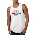 thumbnail image 1 of Wild Bobby, Classic Ford Mustang Car Logo, Cars and Trucks, Mens Graphic Tank Top, White, Medium, 1 of 3
