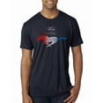 thumbnail image 1 of Wild Bobby, Classic Ford Mustang Car Logo, Cars and Trucks, Mens Premium Tri Blend T-Shirt, Vintage Navy, X-Large, 1 of 3