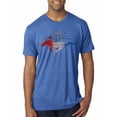 thumbnail image 1 of Wild Bobby, Classic Ford Mustang Car Logo, Cars and Trucks, Mens Premium Tri Blend T-Shirt, Vintage Royal, Medium, 1 of 3