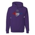 thumbnail image 1 of Wild Bobby, Classic Ford Mustang Car Logo, Cars and Trucks, Unisex Graphic Hoodie Sweatshirt, Purple, Small, 1 of 3
