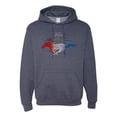 thumbnail image 1 of Wild Bobby, Classic Ford Mustang Car Logo, Cars and Trucks, Unisex Graphic Hoodie Sweatshirt, Vintage Heather Navy, X-Large, 1 of 3