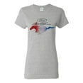 thumbnail image 1 of Wild Bobby, Classic Ford Mustang Car Logo, Cars and Trucks, Womens Graphic T-Shirt, Heather Grey, Small, 1 of 3