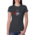 thumbnail image 1 of Wild Bobby, Classic Ford Mustang Car Logo, Cars and Trucks, Womens Slim Fit Junior Tee, Dark Grey, X-Large, 1 of 3