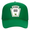 thumbnail image 1 of Wild Bobby Classic Garlic Basil Pesto Pasta Sauce Funny Condiment Cap DIY Costume Hat - Halloween Foam Mesh Back Trucker Hat for Men and Women, 1 of 6