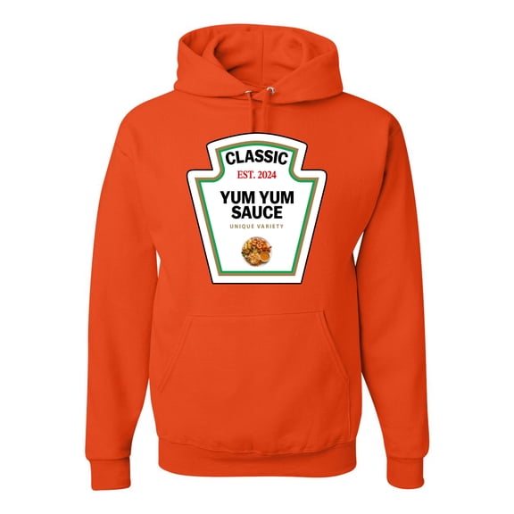 Wild Bobby Classic Hibachi Yum Yum Ginger Japanese Sauce Label Funny Condiment Tshirt Suit DIY Costume Tee - Halloween Unisex Hoodie Sweatshirt