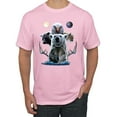 thumbnail image 1 of Wild Bobby, Collage of Popular Wild Life Animals | Mens Animal Lover Graphic T-Shirt, Light Pink, Small, 1 of 3