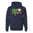 thumbnail image 1 of Wild Bobby, Colorful Baseball Mom Squad, Sports, Unisex Graphic Hoodie Sweatshirt, Navy, Large, 1 of 4