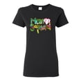 thumbnail image 1 of Wild Bobby, Colorful Baseball Mom Squad, Sports, Women Graphic Tee, Black, Small, 1 of 4