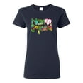 thumbnail image 1 of Wild Bobby, Colorful Baseball Mom Squad, Sports, Women Graphic Tee, Navy, X-Large, 1 of 4