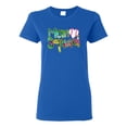 thumbnail image 1 of Wild Bobby, Colorful Baseball Mom Squad, Sports, Women Graphic Tee, Royal, X-Large, 1 of 4