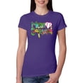 thumbnail image 1 of Wild Bobby, Colorful Baseball Mom Squad, Sports, Women Slim Fit Junior Tee, Purple Rush, XX-Large, 1 of 4