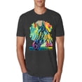 thumbnail image 1 of Colorful Horse Head Animal Lover Mens Premium Tri Blend T-Shirt, Vintage Black, Large, 1 of 3