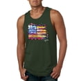 thumbnail image 1 of Wild Bobby, Colorful Neon Flag Hearts Love, Streetwear, Men Graphic Tank Top, Forest Green, X-Large, 1 of 3