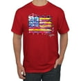 thumbnail image 1 of Wild Bobby, Colorful Neon Flag Hearts Love, Streetwear, Men Graphic Tee, Red, Small, 1 of 3