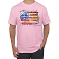 thumbnail image 1 of Wild Bobby, Colorful Neon Flag, Streetwear, Men Graphic Tee, Light Pink, 4XL, 1 of 3