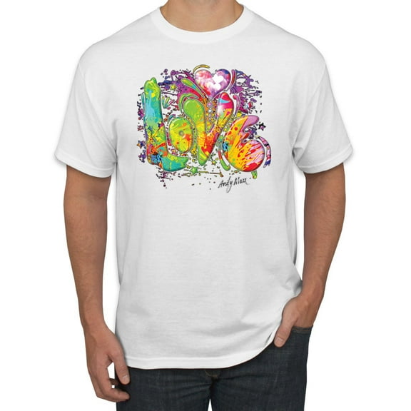 Wild Bobby, Colorful Neon Flag, Streetwear, Men Graphic Tee, White, 2XL