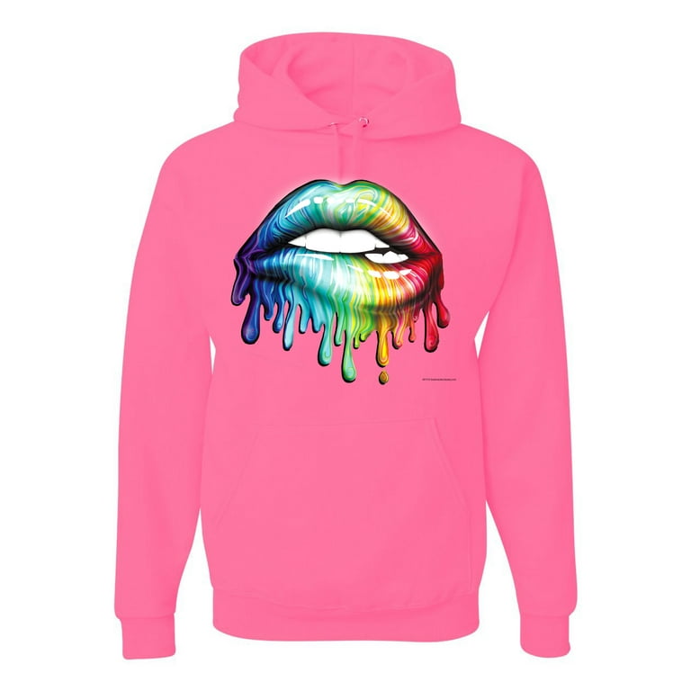 Neon graphic hoodie new arrivals