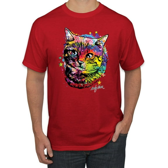 Wild Bobby, Colorful Neon Seal Animal Lover Men's Graphic T-Shirt, Red, Medium
