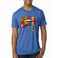 thumbnail image 1 of Wild Bobby, Colorful Painted Lip, Streetwear, Men Premium Tri Blend Tee, Vintage Royal, Medium, 1 of 5