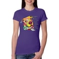 thumbnail image 1 of Colorful Pitbul | People Will Know How Large Your Soul | Dean Russo Art Animal Lover Womens Slim Fit Junior Tee, Purple Rush, XX-Large, 1 of 6