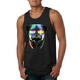 thumbnail image 1 of Wild Bobby, Colorful Pug DJ, Pop Culture, Men Graphic Tank Top, Black, Small, 1 of 4