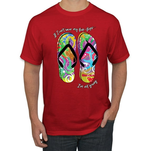 Wild Bobby, Colorful Rainbow Floral Elephant Animal Lover Men's Graphic T-Shirt, Red, 4XL